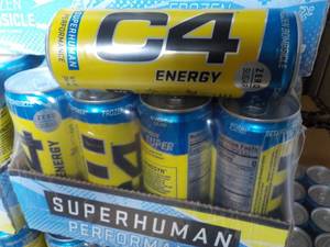 lot 327 image: 12 Pack C4 Energy Drink Zero Sugar...
