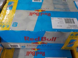 lot 361 image: Case of 24 Red Bull Sugar Free...