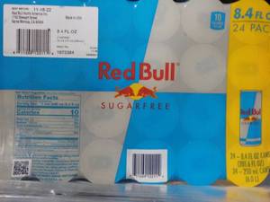 lot 365 image: Case of 24 Red Bull Sugar Free...