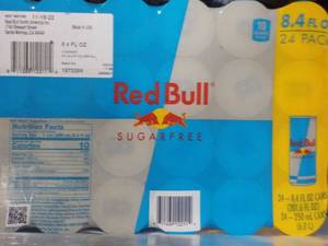 lot 368 image: Case of 24 Red Bull Sugar Free...