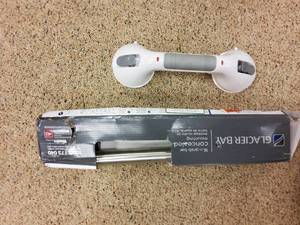 lot 114 image: 2 shower grab bars