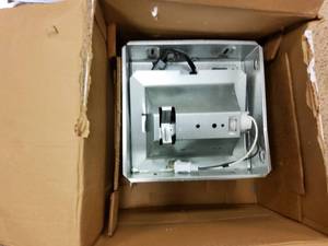 lot 84 image: Nutone 80 CFM ventilation fan with light, HB80RL