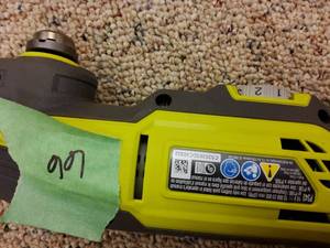 lot 66 image: Ryobi multi tool, 18v P343