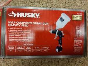 lot 46 image: Husky HVLP gravity paint sprayer
