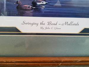 lot 13 image: Mallards print