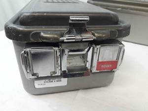 lot 22 image: Genesis V. Mueller Allegiance Sterilization Containers