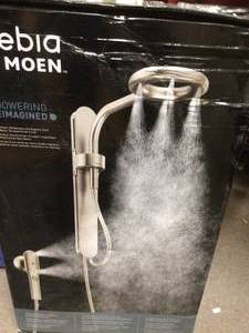 MOEN Nebia 1-Spray 8 in. Dual Shower Head and Handheld Shower Head with Magnetic Dock in Spot Resist Brushed Nickel Open box