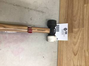 Husky 24 oz. Hickory 2-Sided Soft Face Mallet Open box