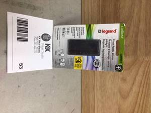 Legrand radiant 450-Watt Single Pole3-Way LEDCFLIncandescent Dimmer, Graphite Open box
