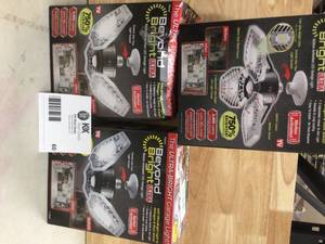 Lot of ultra bright garage light open box