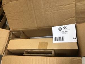 Home Decorators Collection Delaney 13 in. White LED Flush Mount Open box