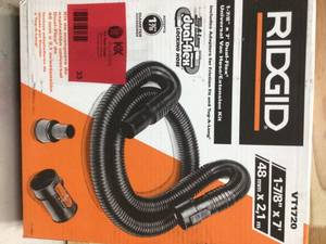 lot 33 image: RIDGID 1-78 in. x 7 ft. Tug-A-Long Vac Hose for WetDry Shop Vacuums