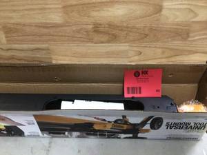 lot 46 image: TOUGHBUILT Universal Miter Saw Tool Mounting Brackets