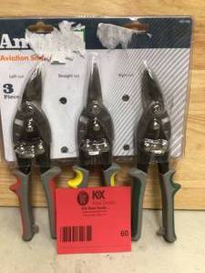 lot 60 image: Anvil Straight-Cut Aviation Snip (3-Pack) Open box