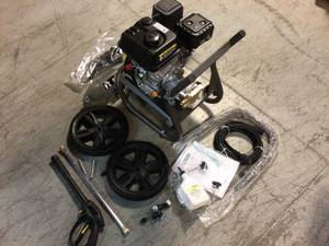 lot 109 image: Karcher 3000 PSI 2.4 GPM G3000 X Axial Pump Gas Power Pressure Washer Open box customer returns see pictures