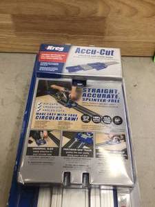 Kreg 48 in. Accu-Cut Aluminum Circular Saw Track Open box