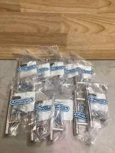 Amerock Bar Pulls 3 in (76 mm) Center-to-Center Polished Nickel Drawer Pull (10-Pack)