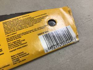 DEWALT 15 in. Tooth Saw with Aluminum Handle Open box