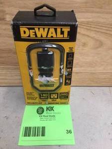 DEWALT 140-Watt Portable Car Power Inverter with Dual USB Ports Open box