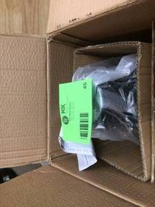 NORWELL Medium Lexington 3-Light Black Outdoor Post Lantern Open box