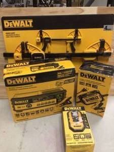 Lot of dewalt tools and battery chargers