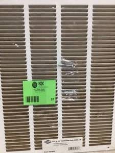 EZ-FLO 20 in. x 16 in. White Return Air Grille