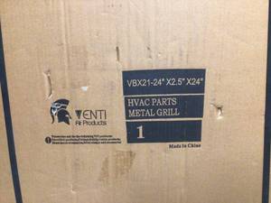 Venti Air 18 in. x 18 in. Square Return Air Filter Grille of Steel in White