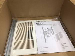 Broan-NuTone LoProfile Series 80 CFM CeilingWall Mount Bathroom Exhaust Fan with 4 in. Oval Duct or 3 in. Round Duct, ENERGY STAR