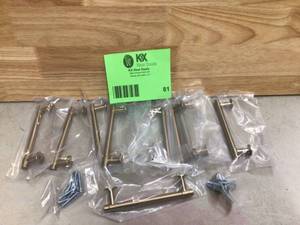 Franklin Brass 4 in. (102 mm) Champagne Bronze Straight Bar Drawer Pull (10-Pack) Open box