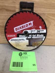 DIABLO 7-14 in. x 36-Tooth Wood & Metal Circular Saw Blade
