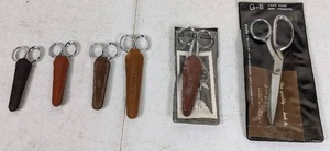 Lot of 6 Pairs of Gingher Knife Edge All Metal Craft Scissors &amp Trimmers