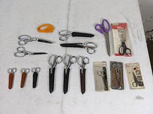Assortment of CraftSewing Scissors
