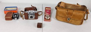 Vintage AGFA Karat Prontor SVS Camera and Accessories