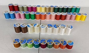 Large Assortment of 50 Thread Spools