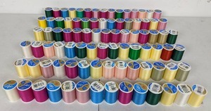 Assortment of 90 NEW 300 Yard Spools of Thread