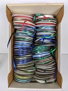 Large Assortment of 84 Rolls of Ribbons 14 - 12