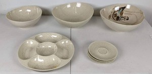Collection of 8 Red Wing Pottery Dishes