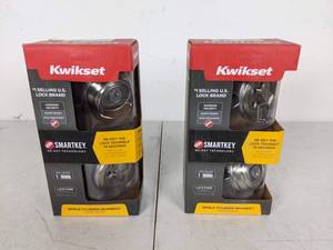 NEW Pair of Kwikset Single Cylinder Deadbolt