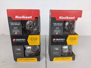 NEW Pair of Kwikset Single Cylinder Deadbolts
