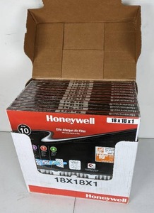 NEW Case of 12 Honeywell Elite Allergen Air Filters 18 x 18 x 1