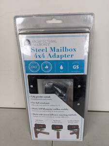 NEW Architectural Mailboxes Steel Mailbox 4x4 Adaptor
