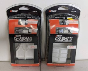NEW Pair of Echo You Can MaintenanceTune Up Kits for Chain Saw (Models 90121Y and 90175Y)