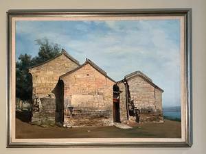 Original Oil on Canvas - Brick Building