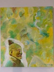 Original Oil on Canvas - Signed Cao Gang