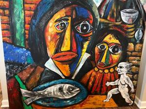LARGE - Original Painting on Canvas - Signed