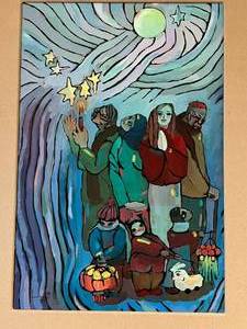 Original Painting Signed - Cao Gang