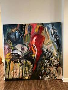 LARGE Signed Original Oil LimengJun1996