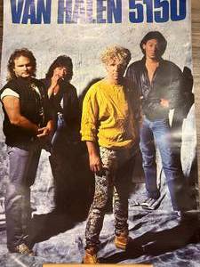 1986 Van Halen 5150 Poster