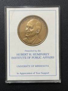 lot 11 image: Hubert H. Humphrey Medal
