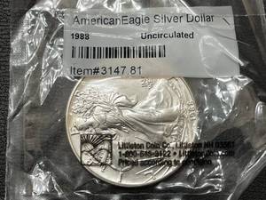 lot 15 image: 1988 American Eagle Uncirculated